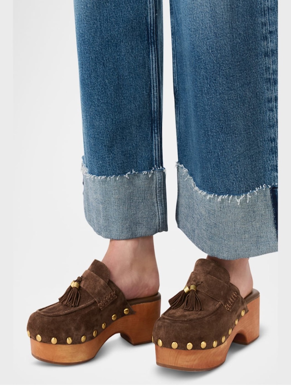 Rag & Bone Boho Chic Chocolate Brown  Clogs